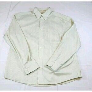 eddie bauer outfitter‎ Shirt Adult Large Button Up Long Sleeve Striped